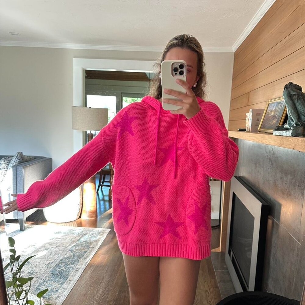 Free People Women's Pink Jumper